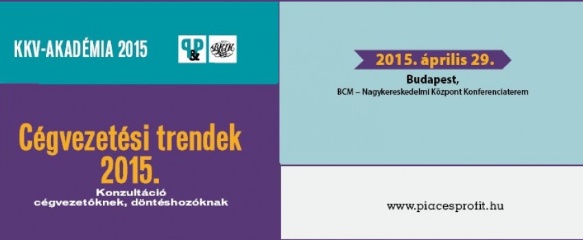 Cégvezetési trendek 2015